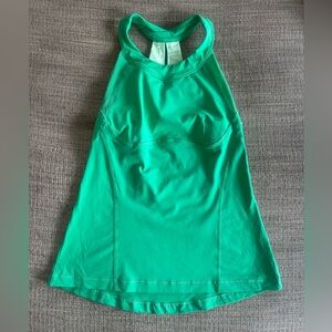 💯 Authentic Vintage Lululemon Green High Neck Tank Top Size 8